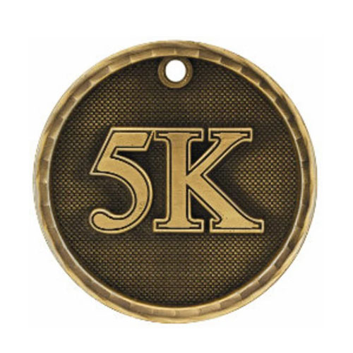 5k Running Antique  Medals