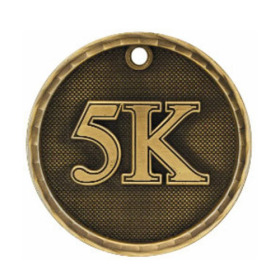 5k Running Antique Sports Medals