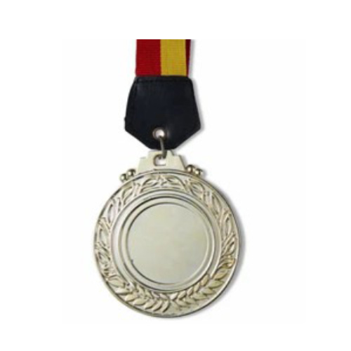 Gold Medal On White Background