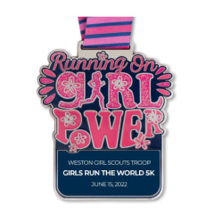 Marathon Medals For Girl Power