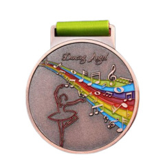 Metal Dance Unique Race Medals