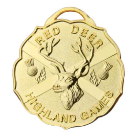 Red Deer Highland Games Shiny Medals