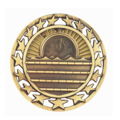 Swimming Medals With Antique Finish