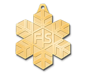 Alpine Ski Custom Medal